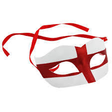 England Party Mask RRP 1.99 CLEARANCE XL 0.99